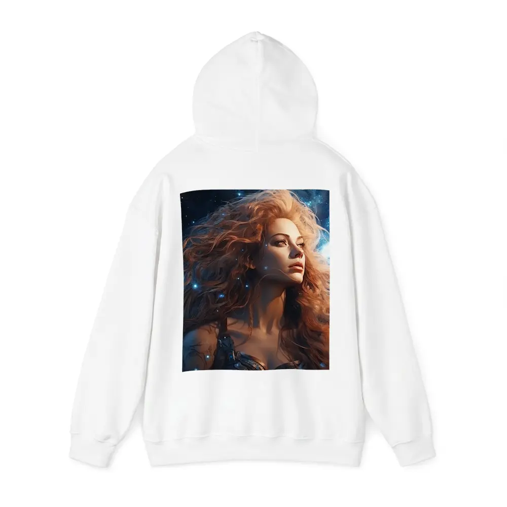Fantasy Woman Portrait Cosmic Starry Night – Hoodies