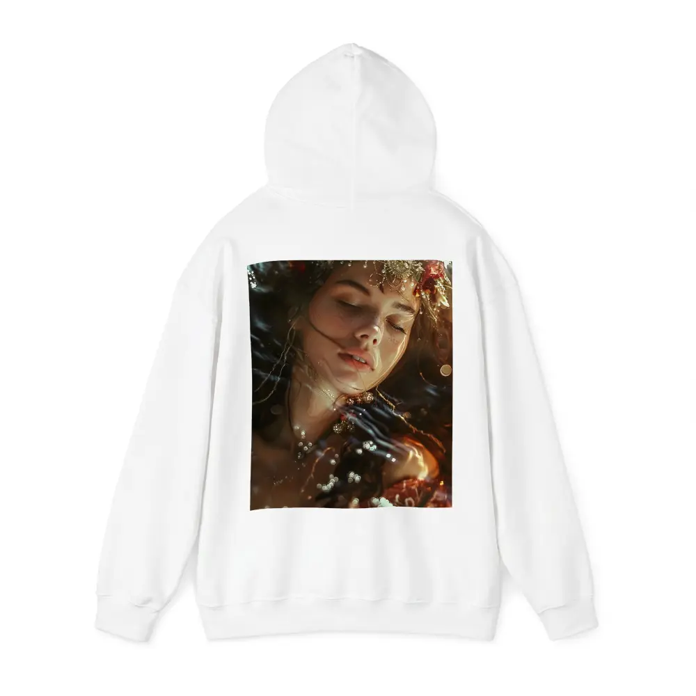 Woman With Floral Crown Bokeh Light – Hoodies