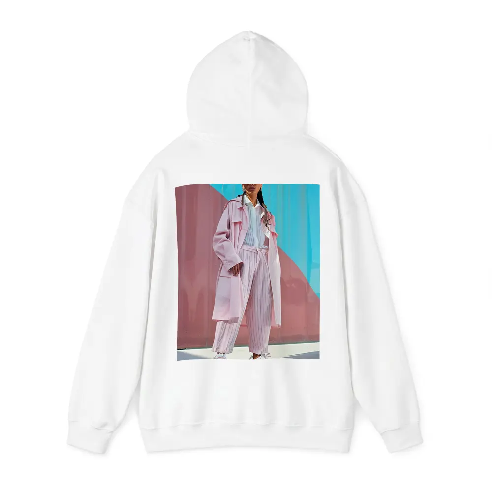 Pink Streetwear Fashion Woman Colorful Wall – Hoodies