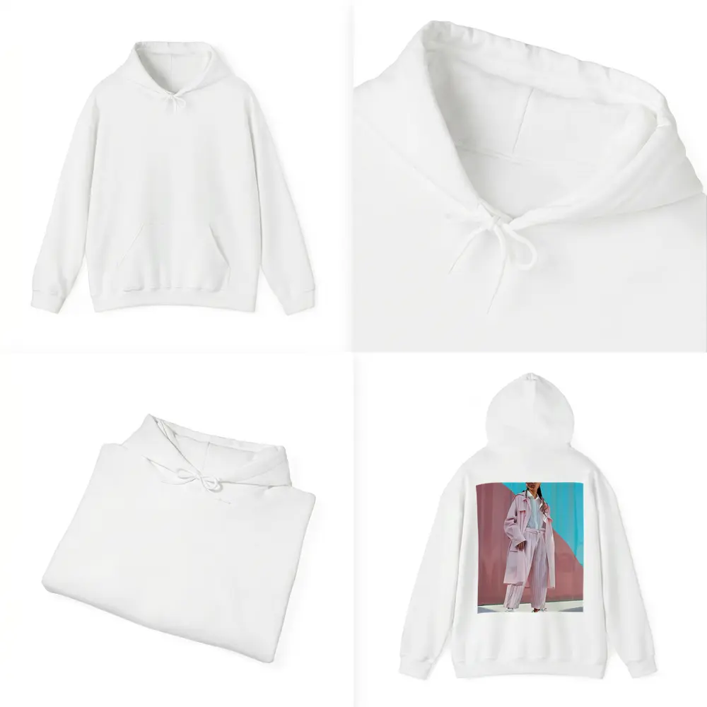 Pink Streetwear Fashion Woman Colorful Wall – Hoodies