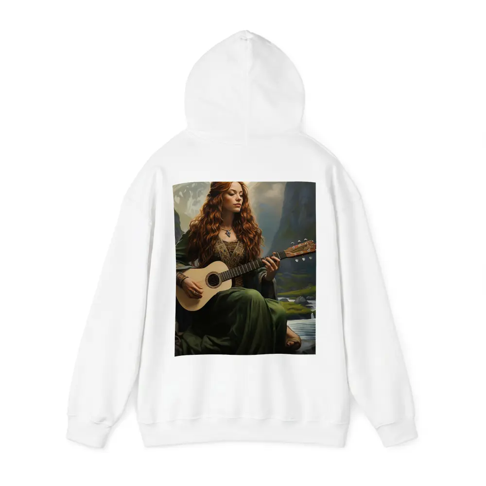 Celtic Woman Playing Guitar Mountain Valley – Hoodies