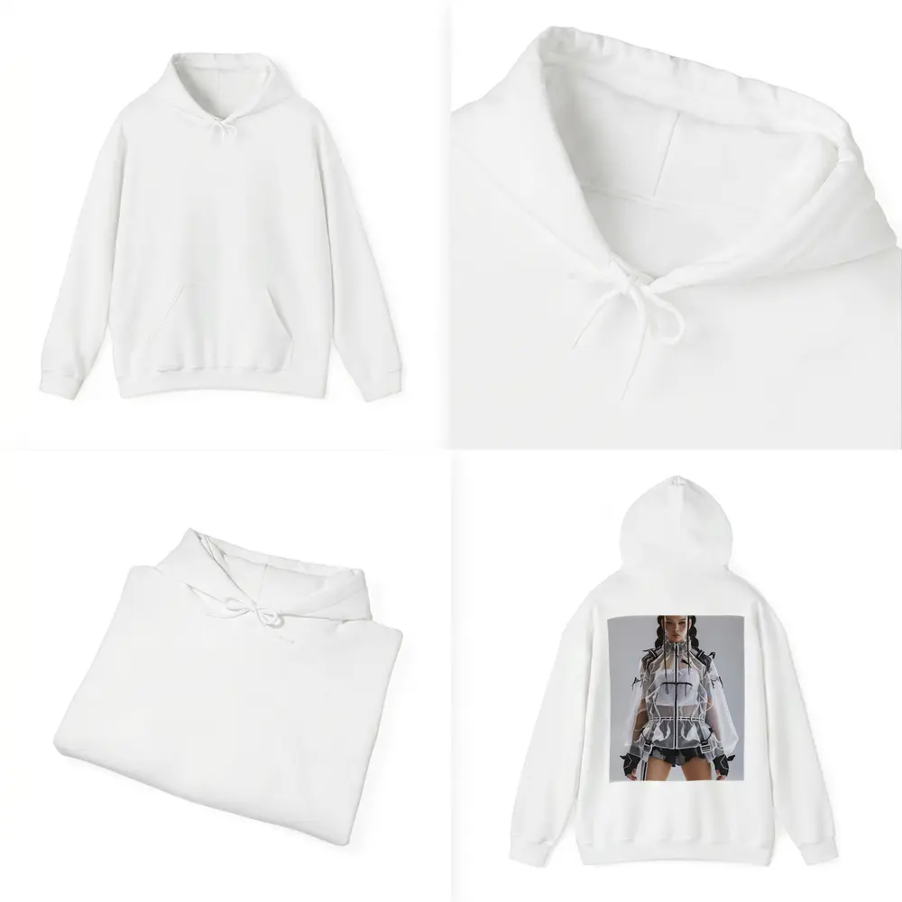 Futuristic Transparent Puma Jacket Fashion Editorial – Hoodies