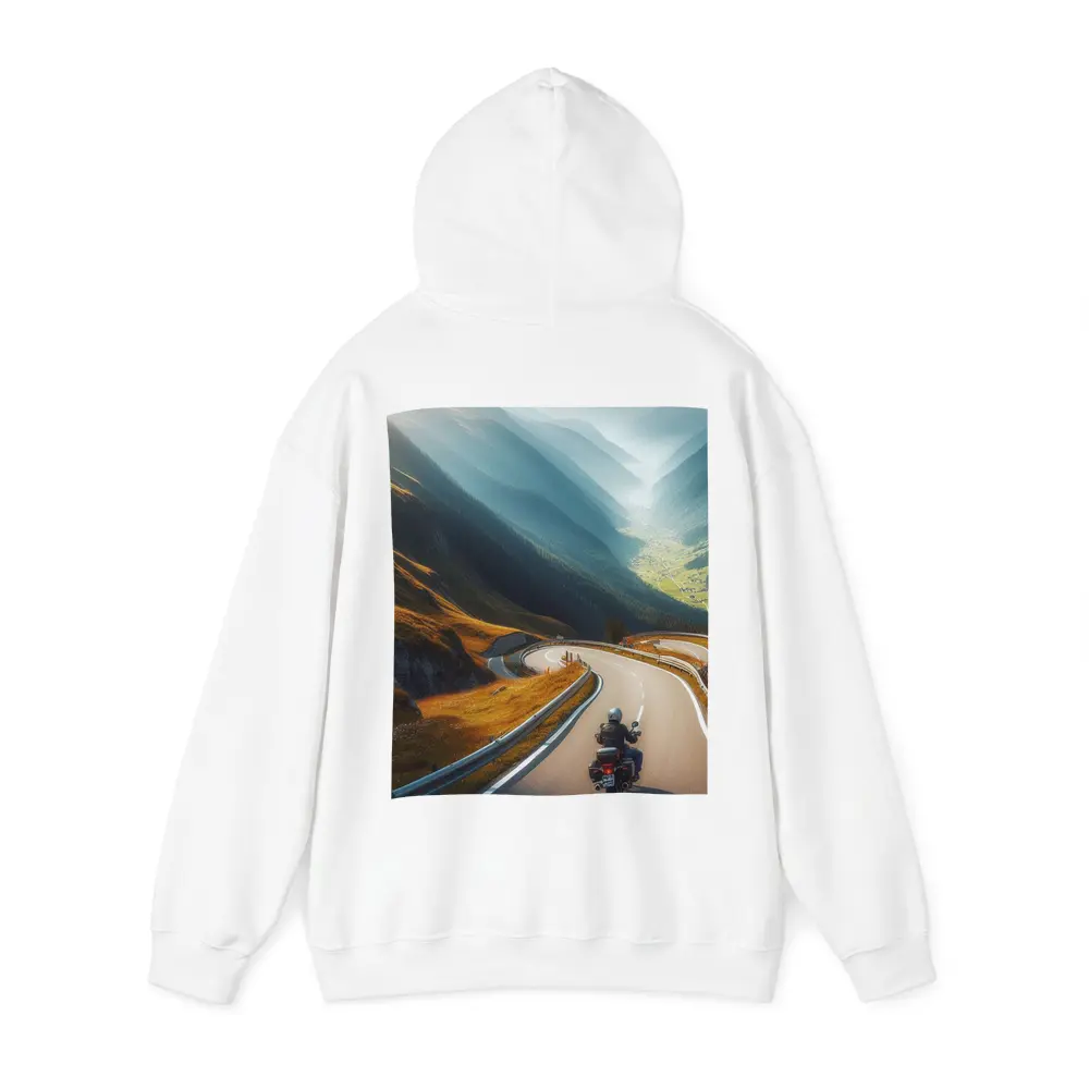 Touring Motorcycle Winding Alpine Mountain Road – Hoodies