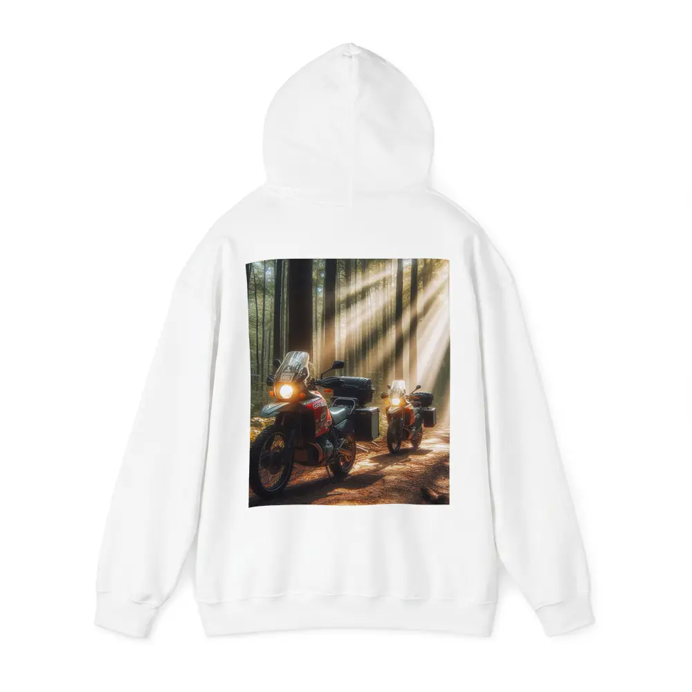 Adventure Dual Sport Bikes Sunlit Forest – Hoodies