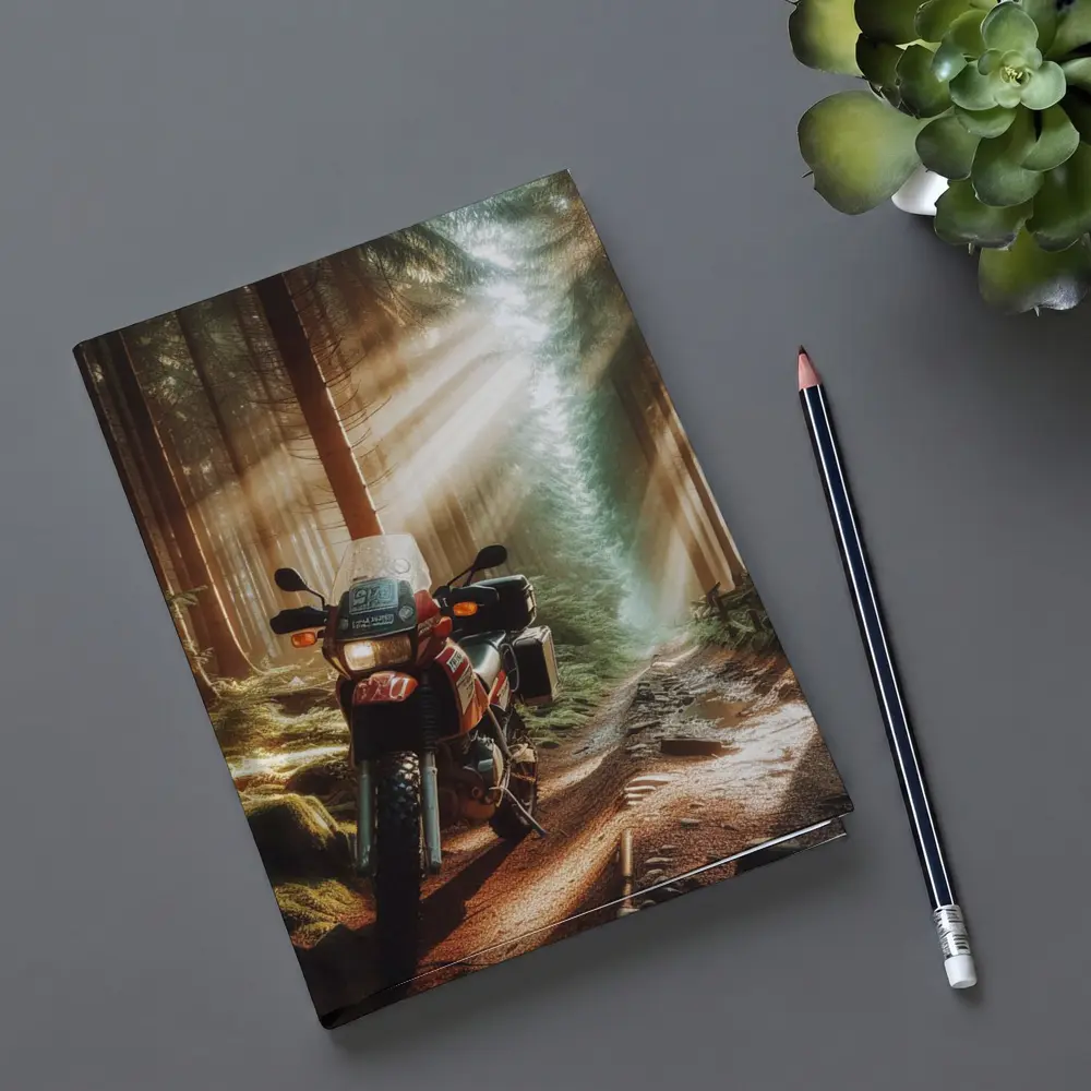 Adventure Dual Sport Bike Forest Sunrays – Notebooks