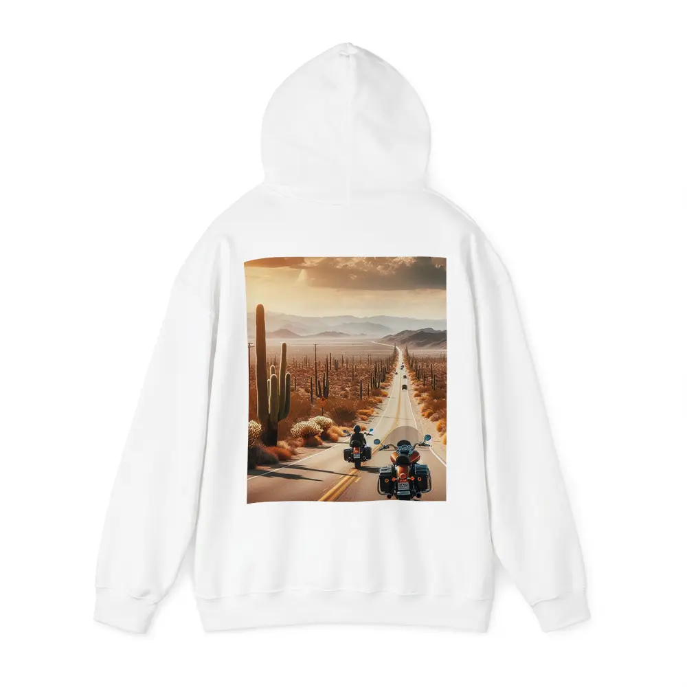 Harley Davidson Motorcycles Desert Highway Sunset – Hoodies