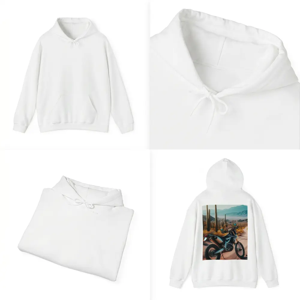 Dual Sport Bike Desert Cactus Trail – Hoodies