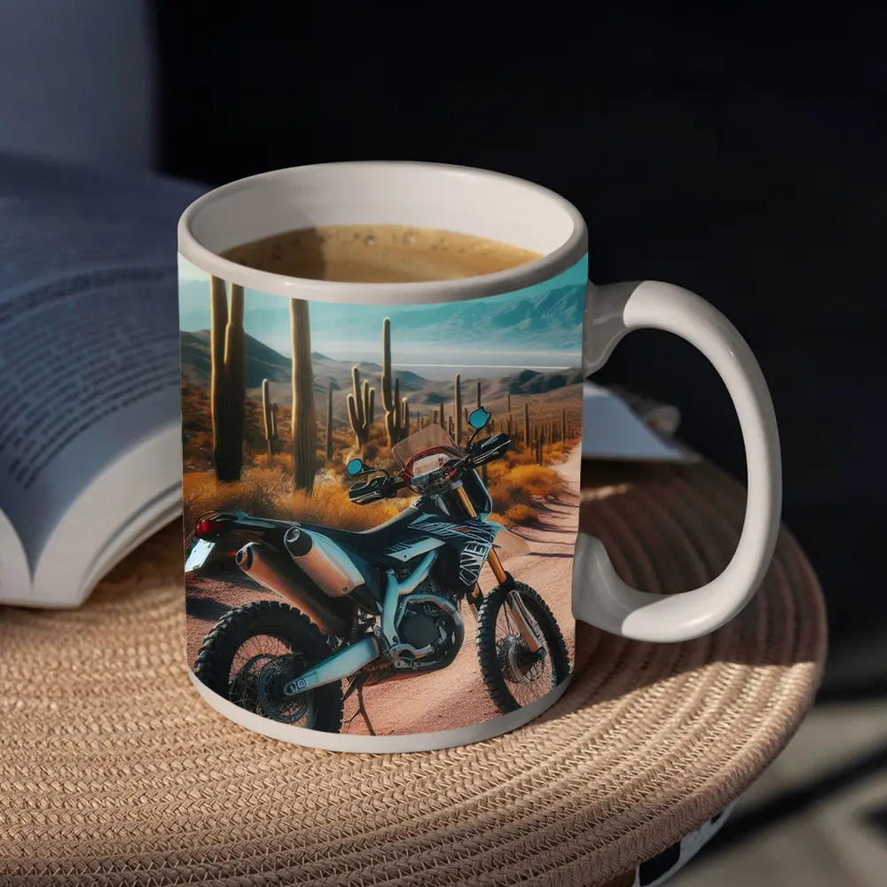 Dual Sport Bike Desert Cactus Trail – Mugs