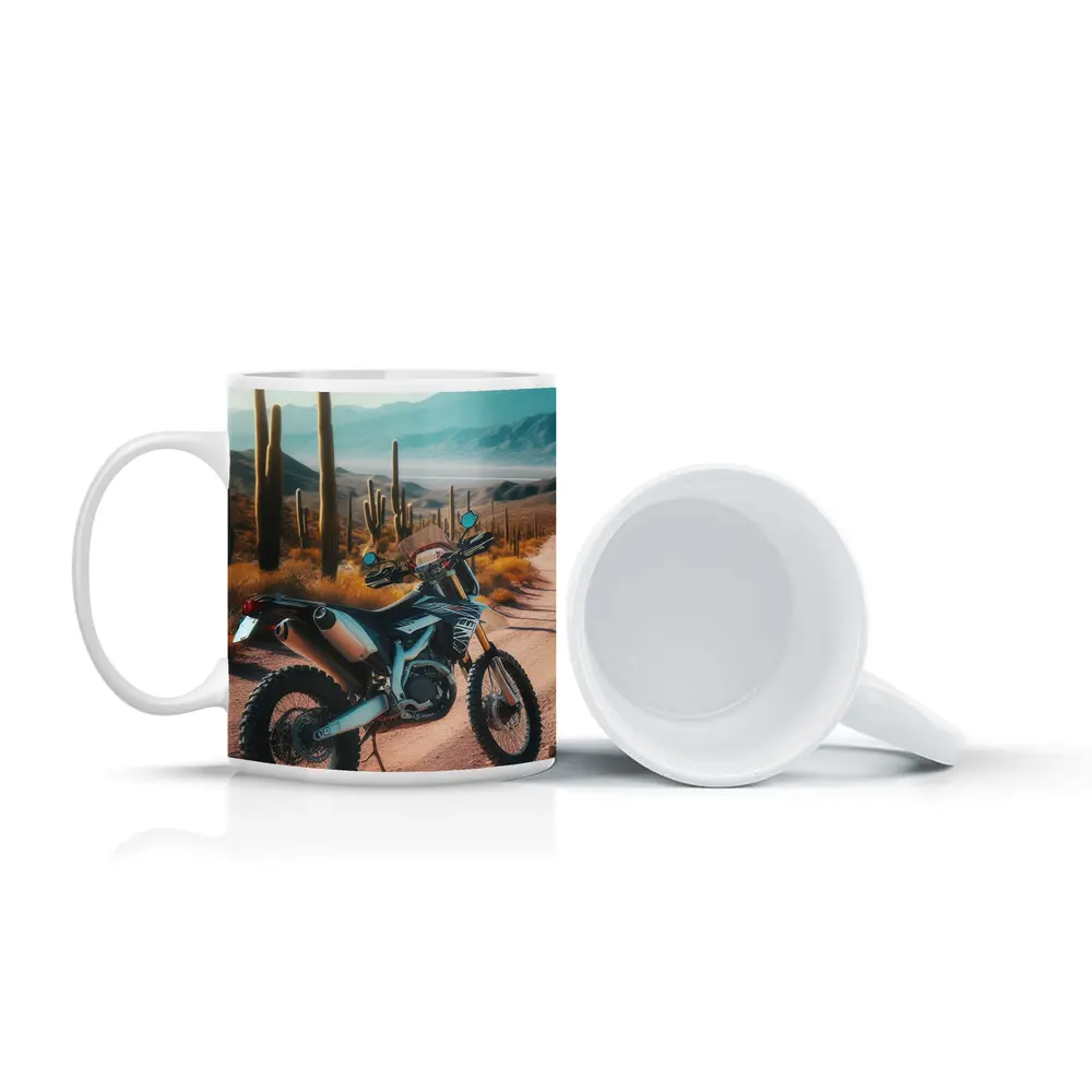 Dual Sport Bike Desert Cactus Trail – Mugs