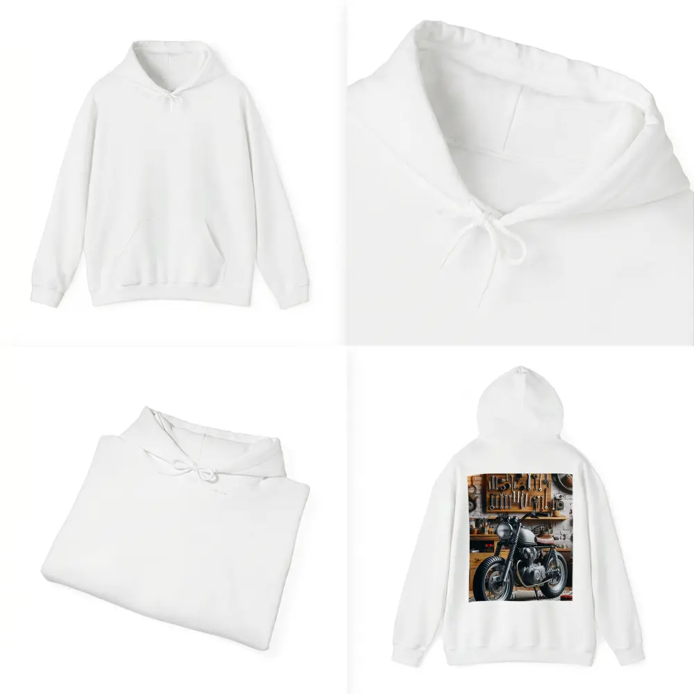 Cafe Racer Motorcycle Vintage Garage Workshop – Hoodies