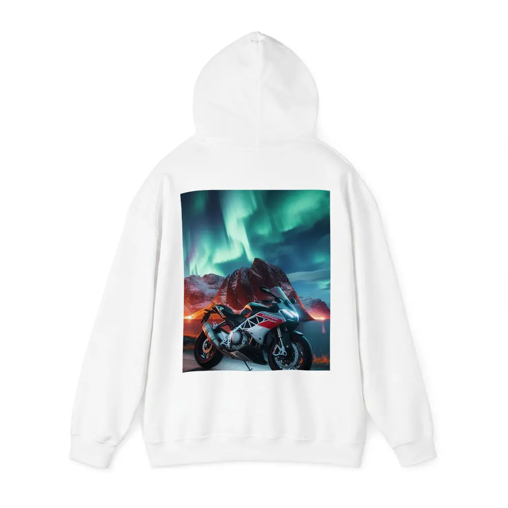 Aprilia Sport Bike Northern Lights Night – Hoodies