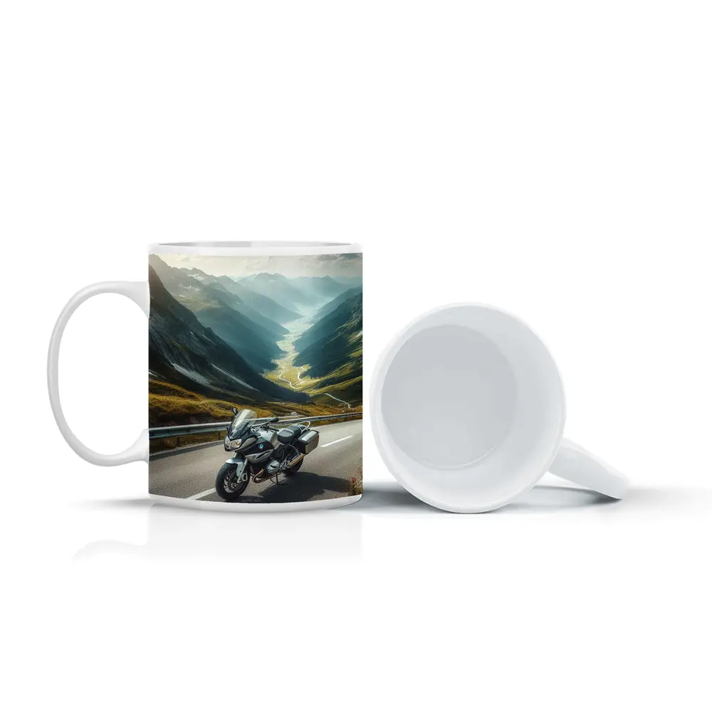 BMW Touring Motorcycle Alpine Mountain Road – Mugs