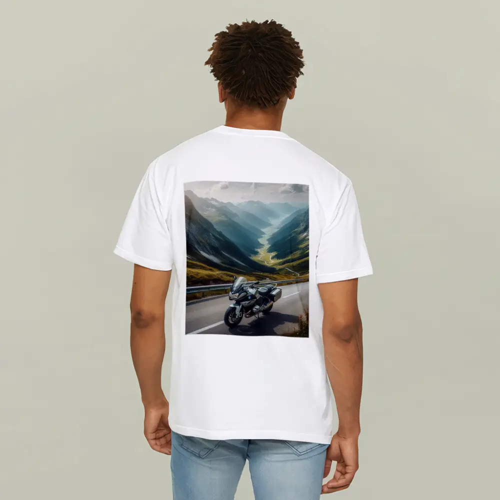 BMW Touring Motorcycle Alpine Mountain Road – T-Shirts