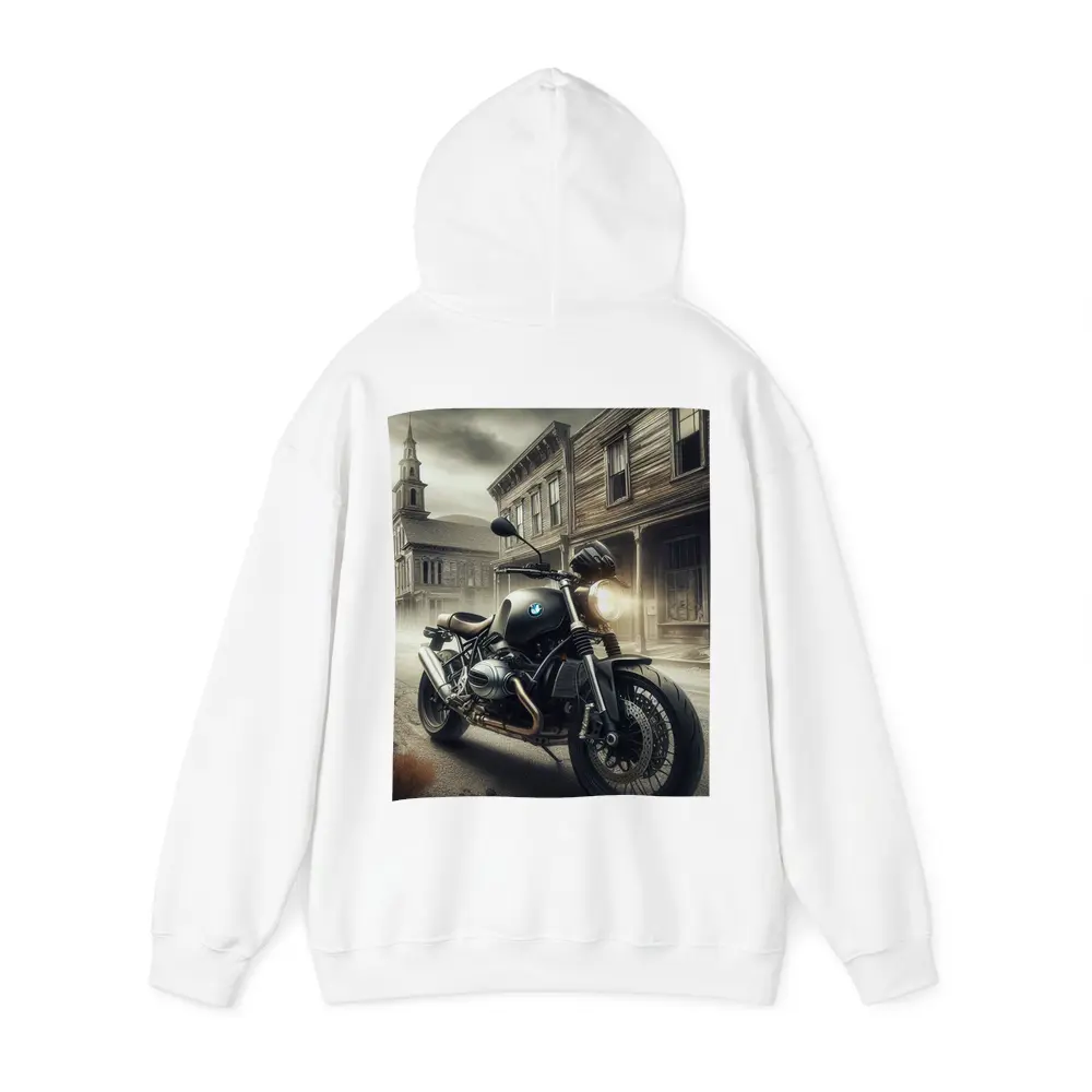 BMW R nineT Ghost Town Street Scene – Hoodies