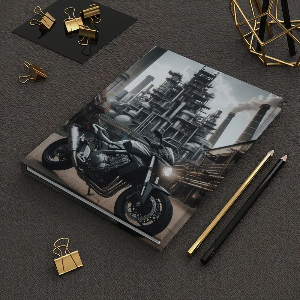 Honda Naked Bike Industrial Factory Background – Notebooks