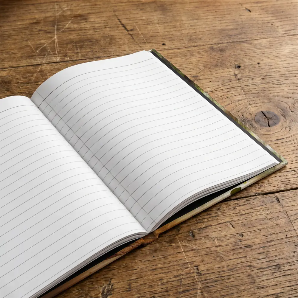 Red Adventure Motorcycle Riding Forest Trail – Notebooks