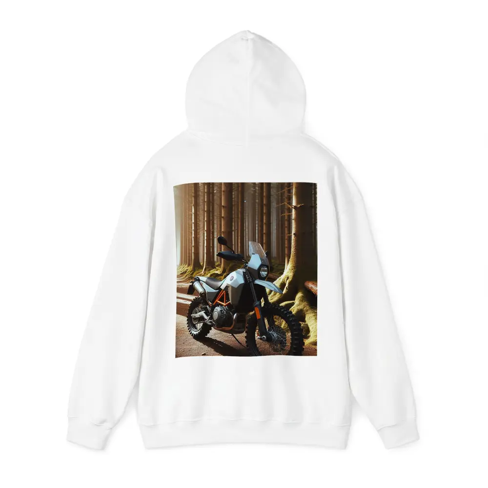 Adventure Dual Sport Bike Forest Trail Sunlight – Hoodies