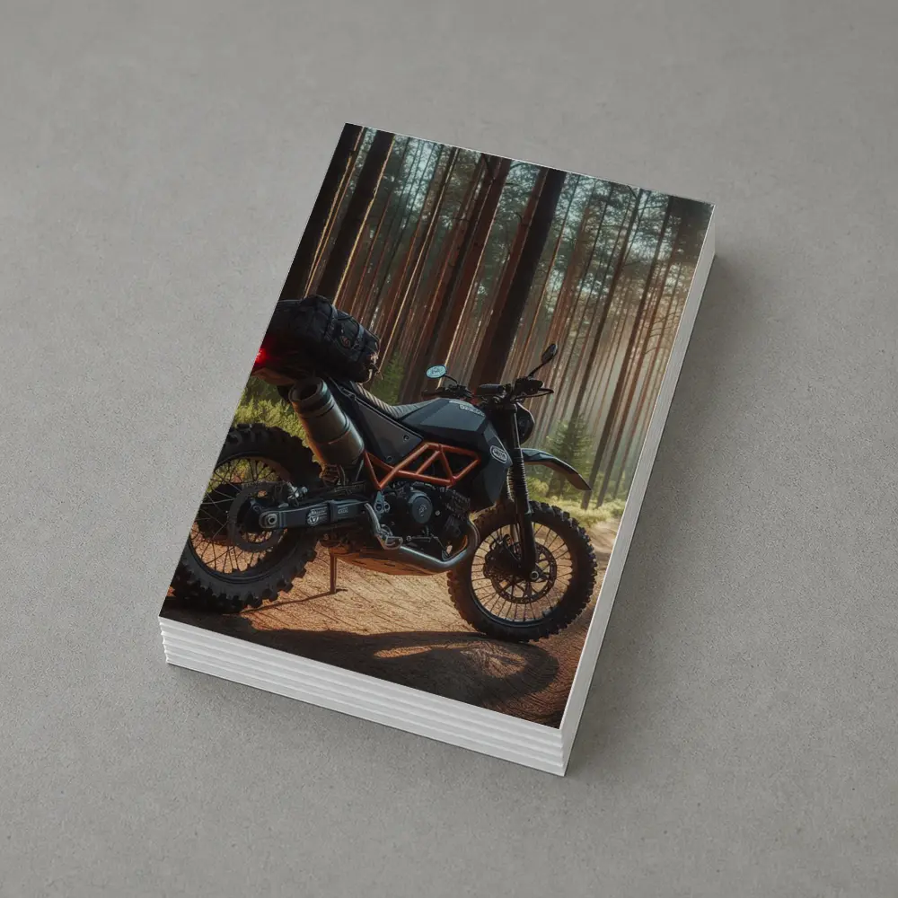 Adventure Dual Sport Bike Forest Trail – Postcards