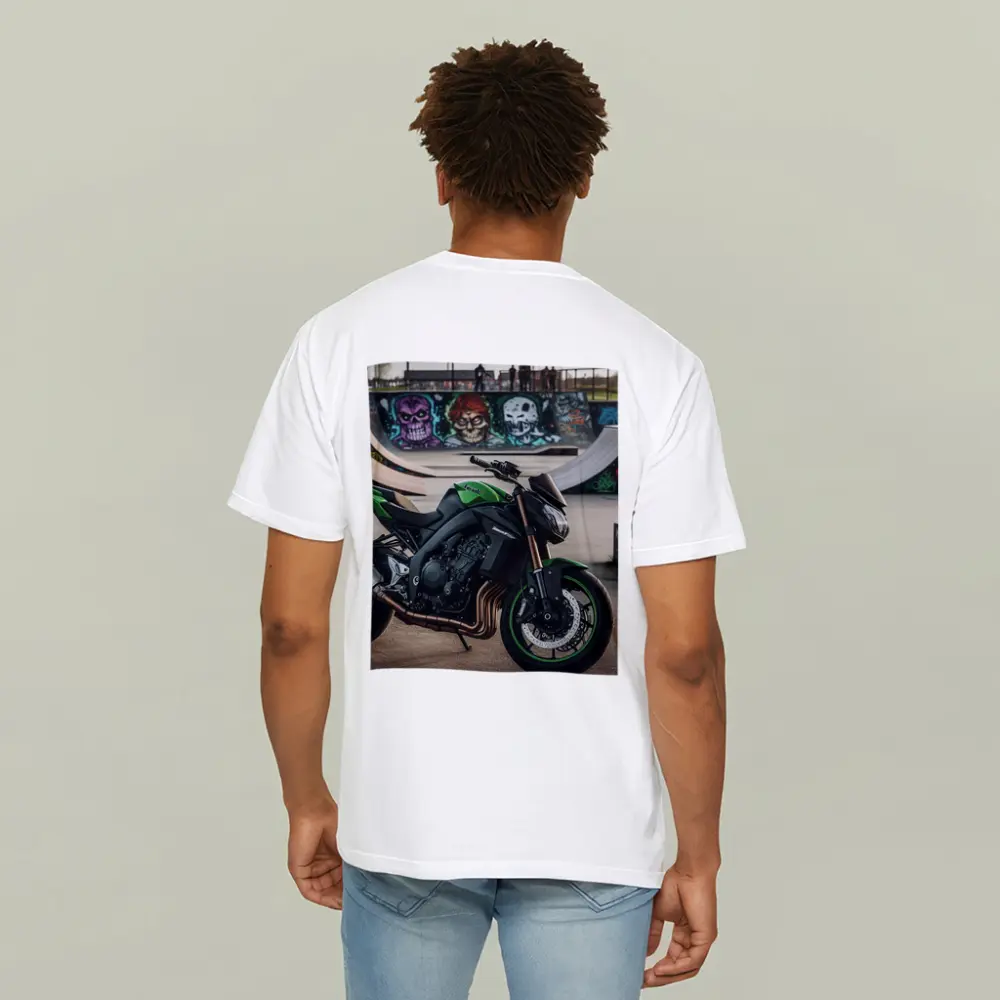 Kawasaki Naked Bike at Graffiti Skatepark – T-Shirts