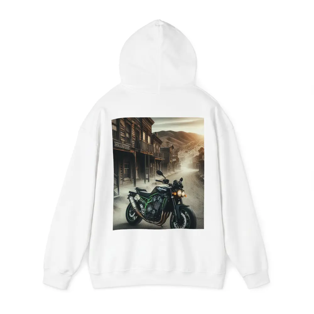 Kawasaki Z900 Naked Bike Wild West Town – Hoodies