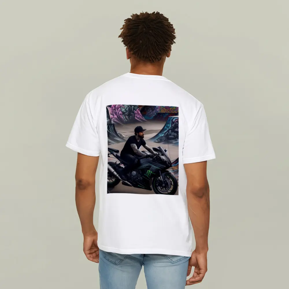 Kawasaki Ninja Rider Skatepark Graffiti Wall – T-Shirts