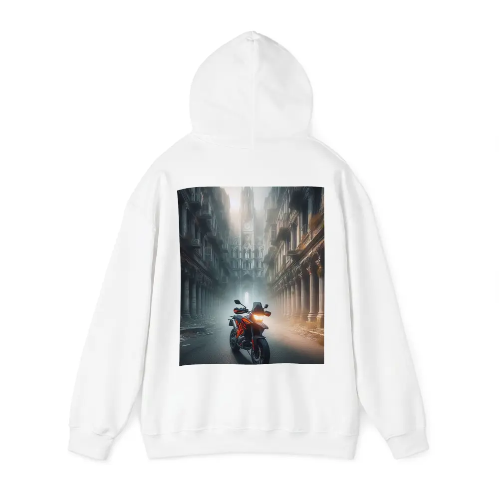 KTM Adventure Motorcycle Misty Gothic City Street – Hoodies
