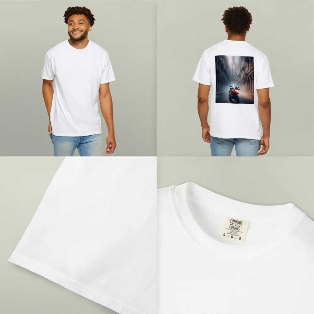 KTM Adventure Motorcycle Misty Gothic City Street – T-Shirts