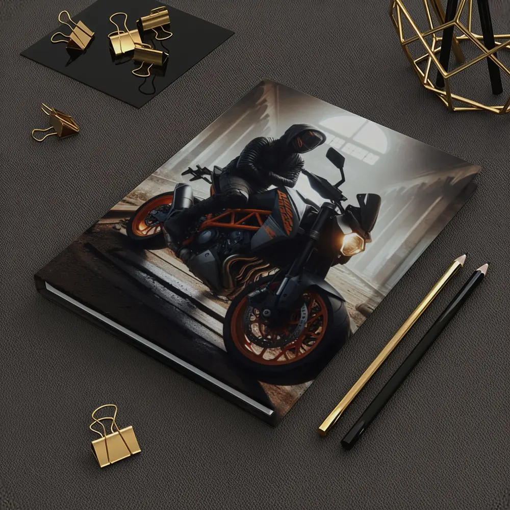 KTM Duke Rider Abandoned Industrial Building – Notebooks