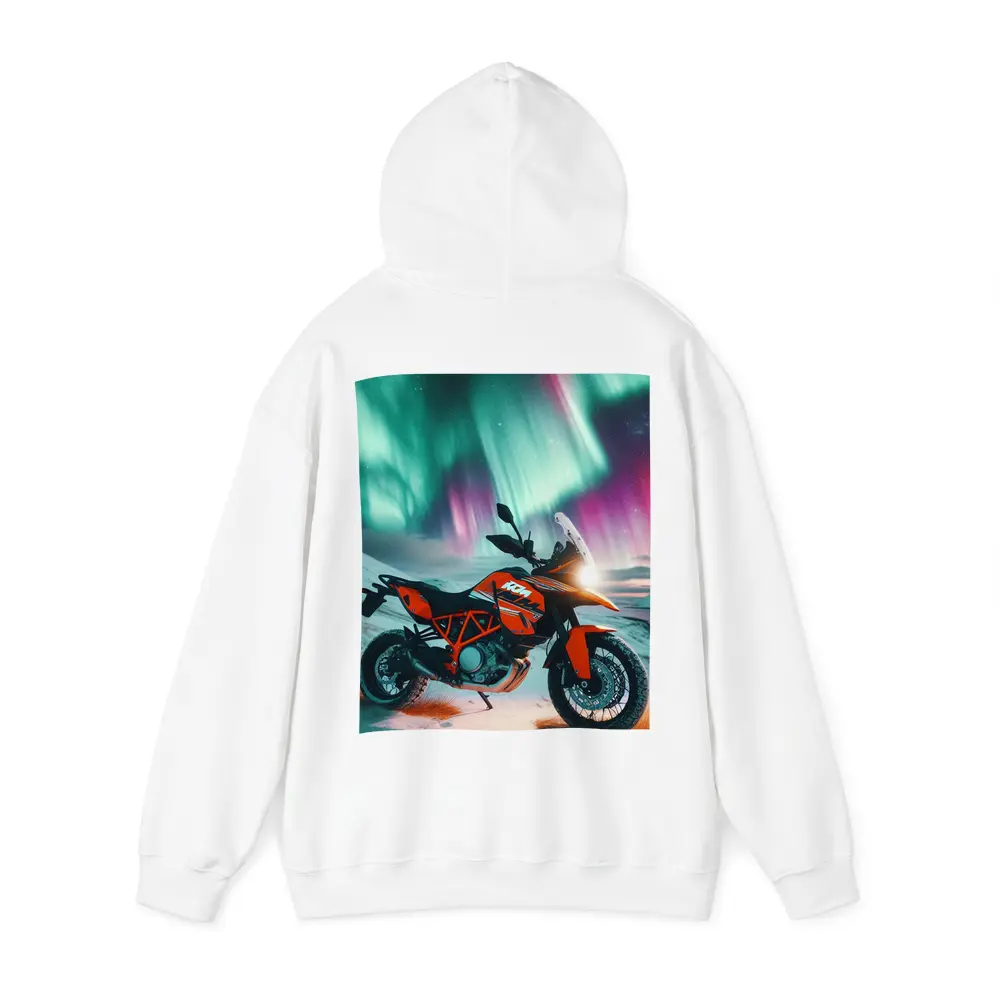 KTM Adventure Motorcycle Northern Lights Winter – Hoodies
