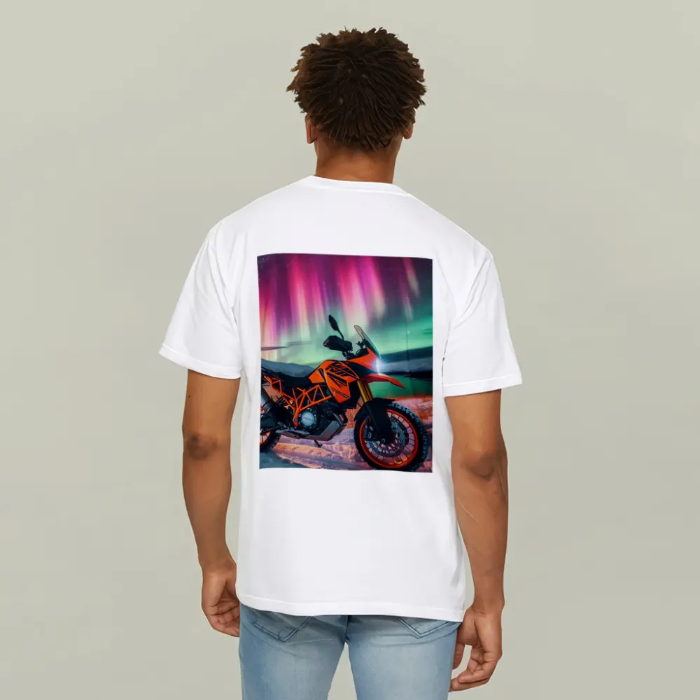 KTM Adventure Motorcycle Northern Lights Winter – T-Shirts