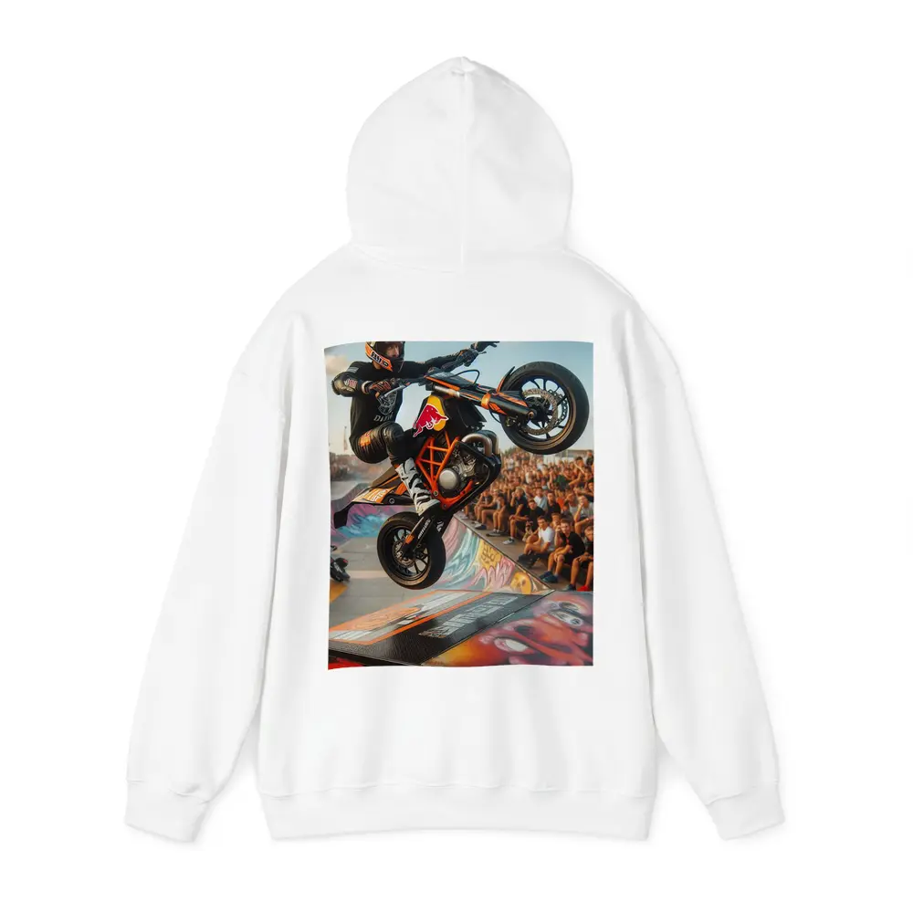 KTM Supermoto Stunt Rider Crowd Graffiti Ramp – Hoodies