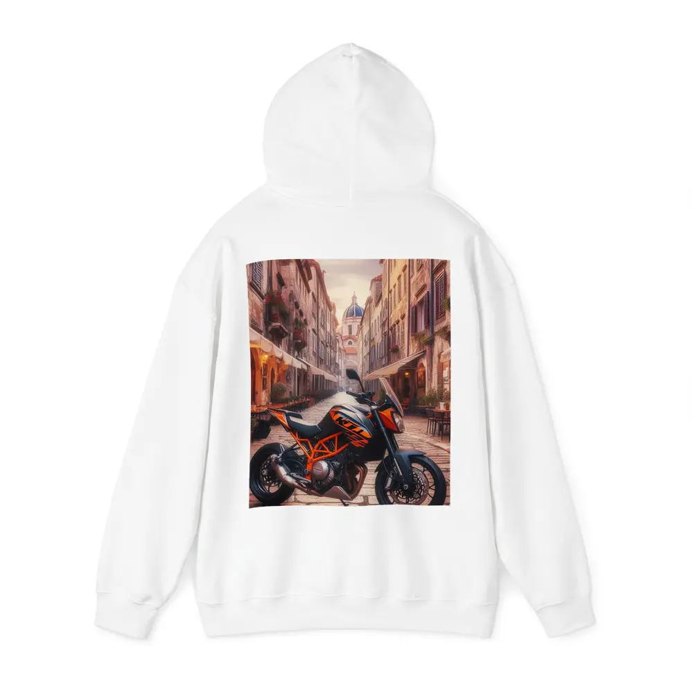 KTM Duke Motorcycle Old Town Street – Hoodies
