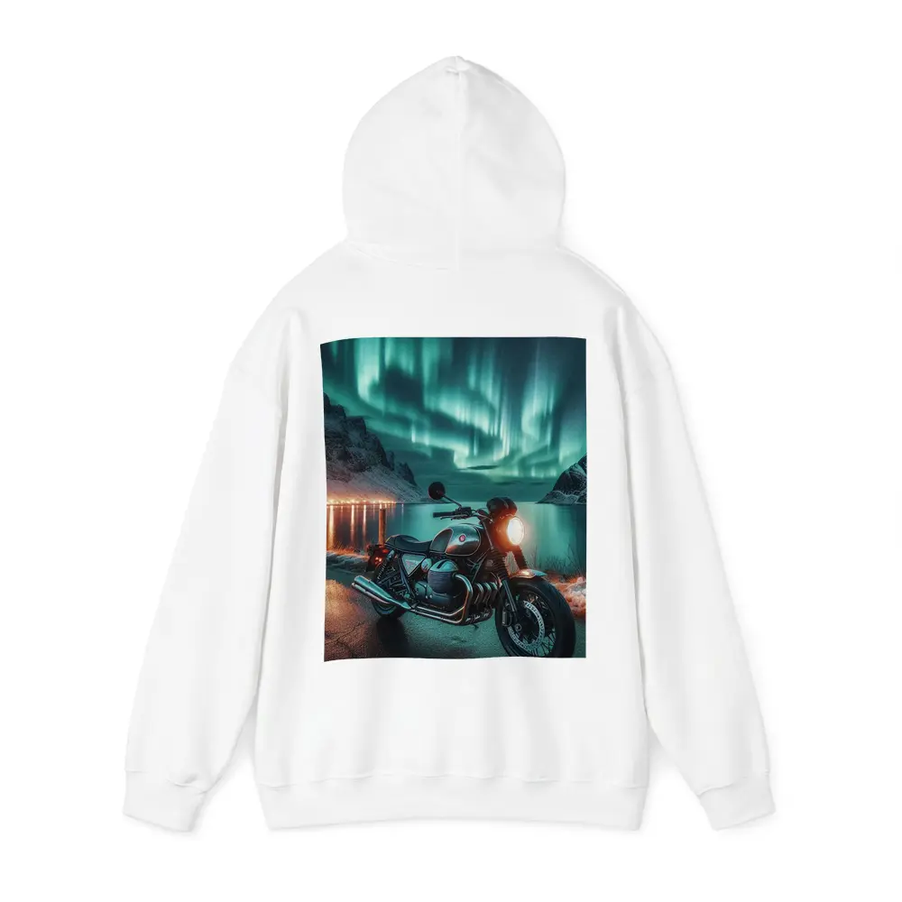 Classic BMW Motorcycle Aurora Borealis Night – Hoodies