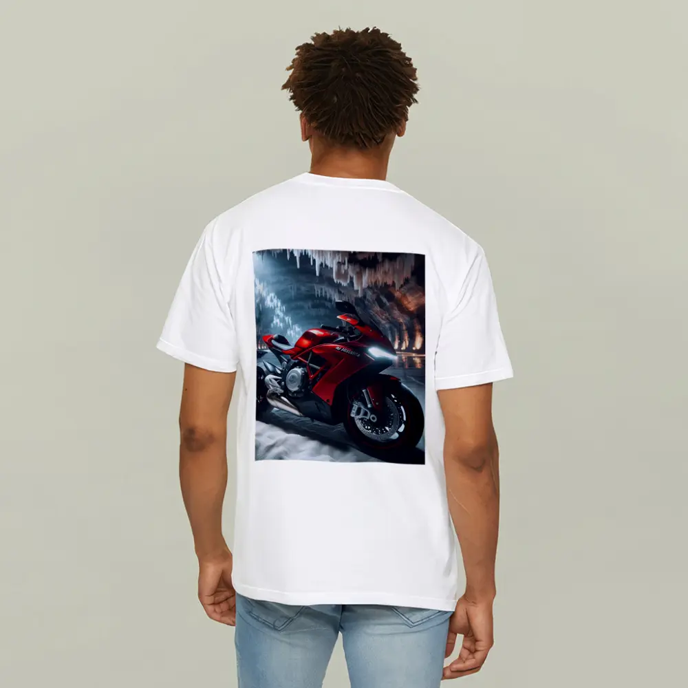 Red MV Agusta Superbike Inside Ice Cave – T-Shirts