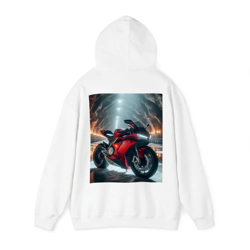 Red MV Agusta Superbike in Dramatic Cave – Hoodies