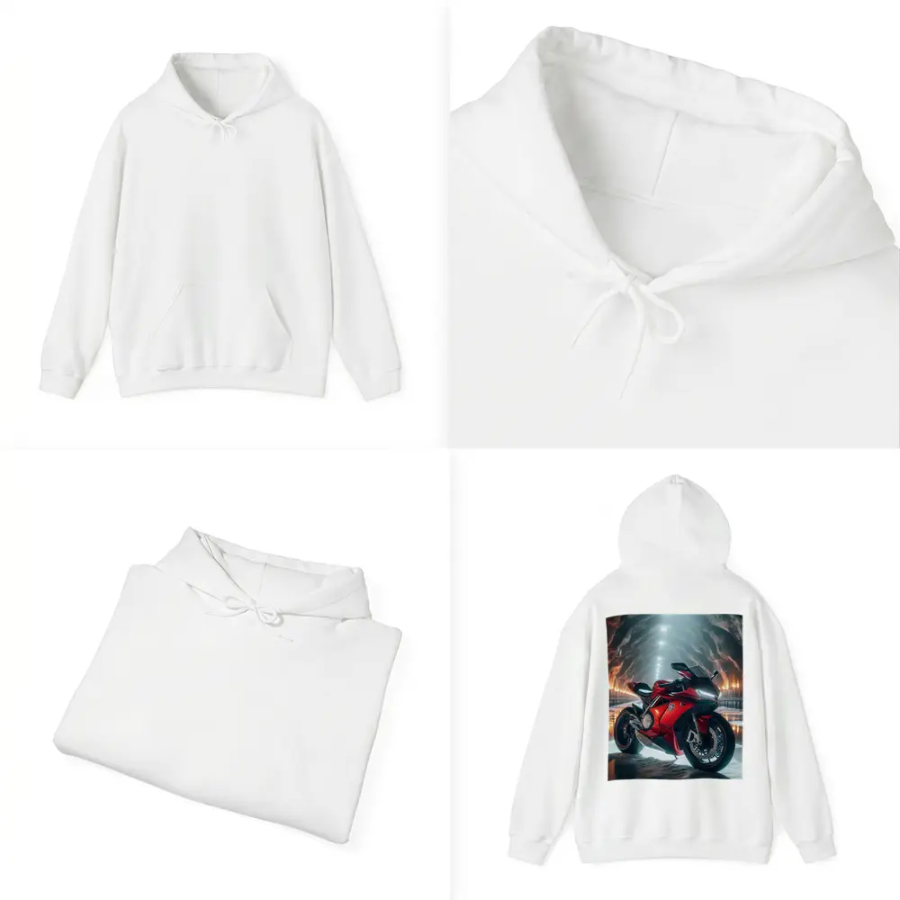 Red MV Agusta Superbike in Dramatic Cave – Hoodies