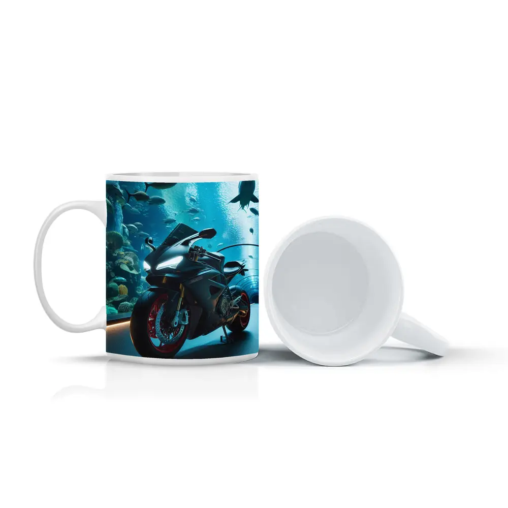 Sport Bike Superbike Inside Aquarium Tunnel – Mugs