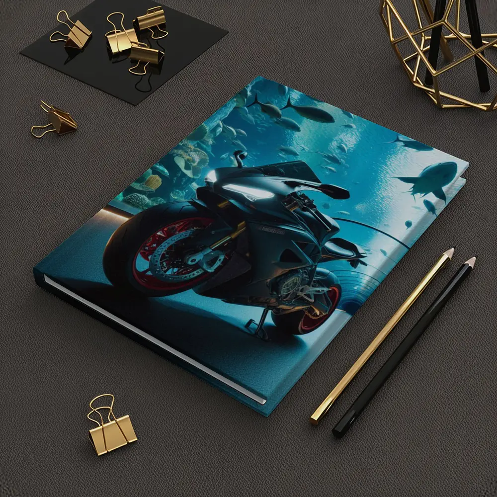 Sport Bike Superbike Inside Aquarium Tunnel – Notebooks