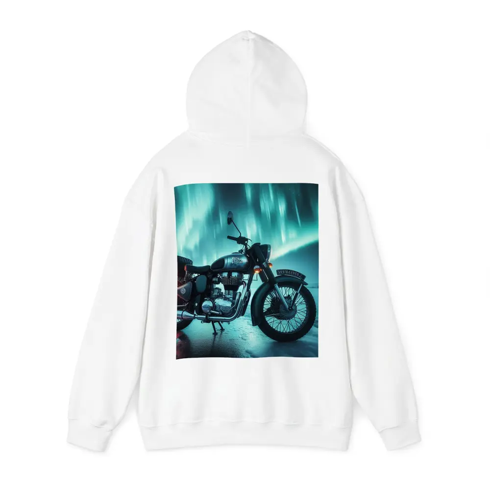 Royal Enfield Classic Under Northern Lights – Hoodies