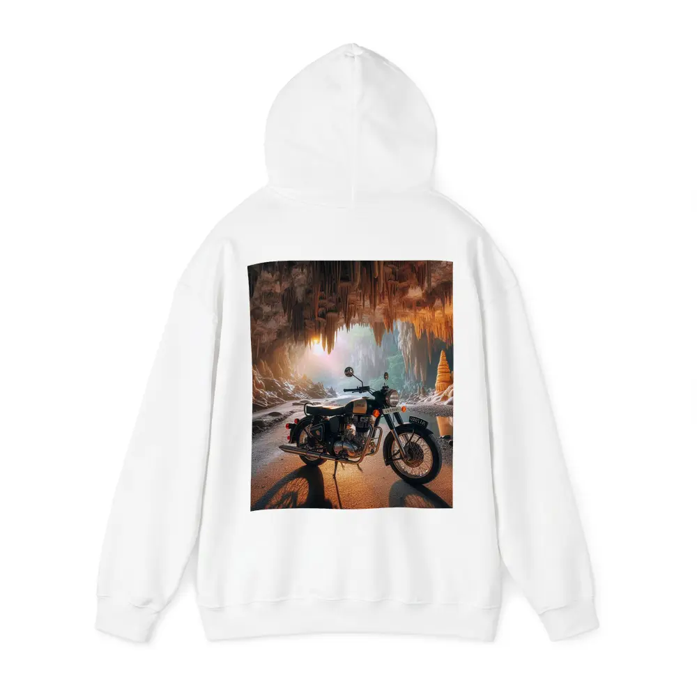 Royal Enfield Classic Inside Cave Setting – Hoodies