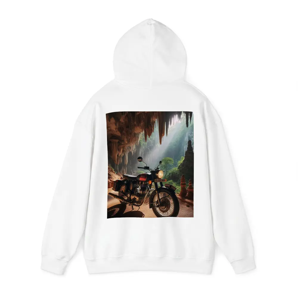 Royal Enfield Classic Inside Mystical Cave – Hoodies