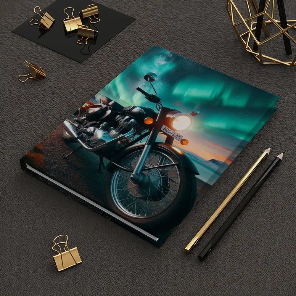 Royal Enfield Classic Northern Lights Night – Notebooks