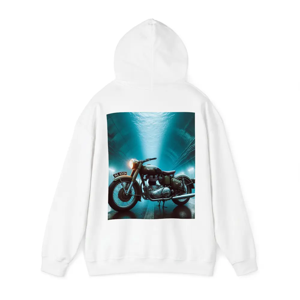 Royal Enfield Classic Underwater Tunnel Scene – Hoodies