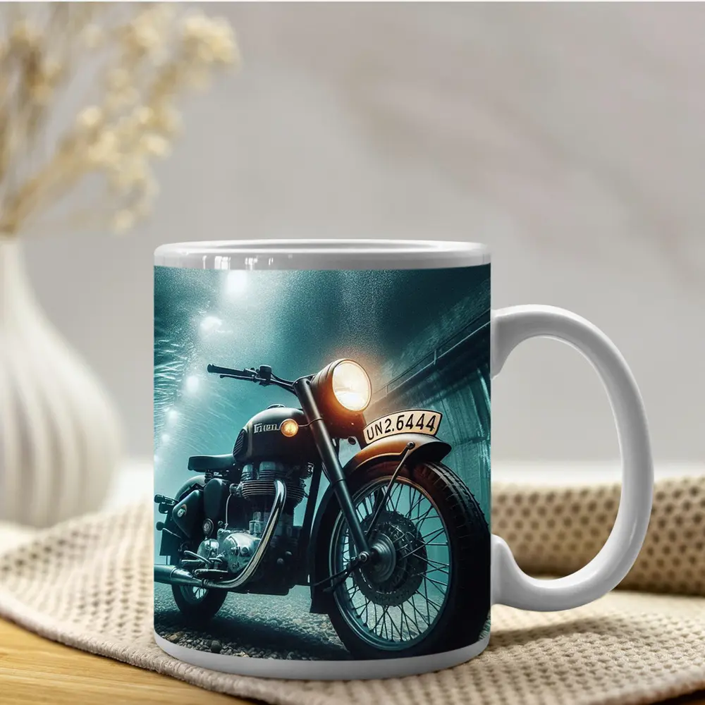 Royal Enfield Classic Underwater Moody Scene – Mugs