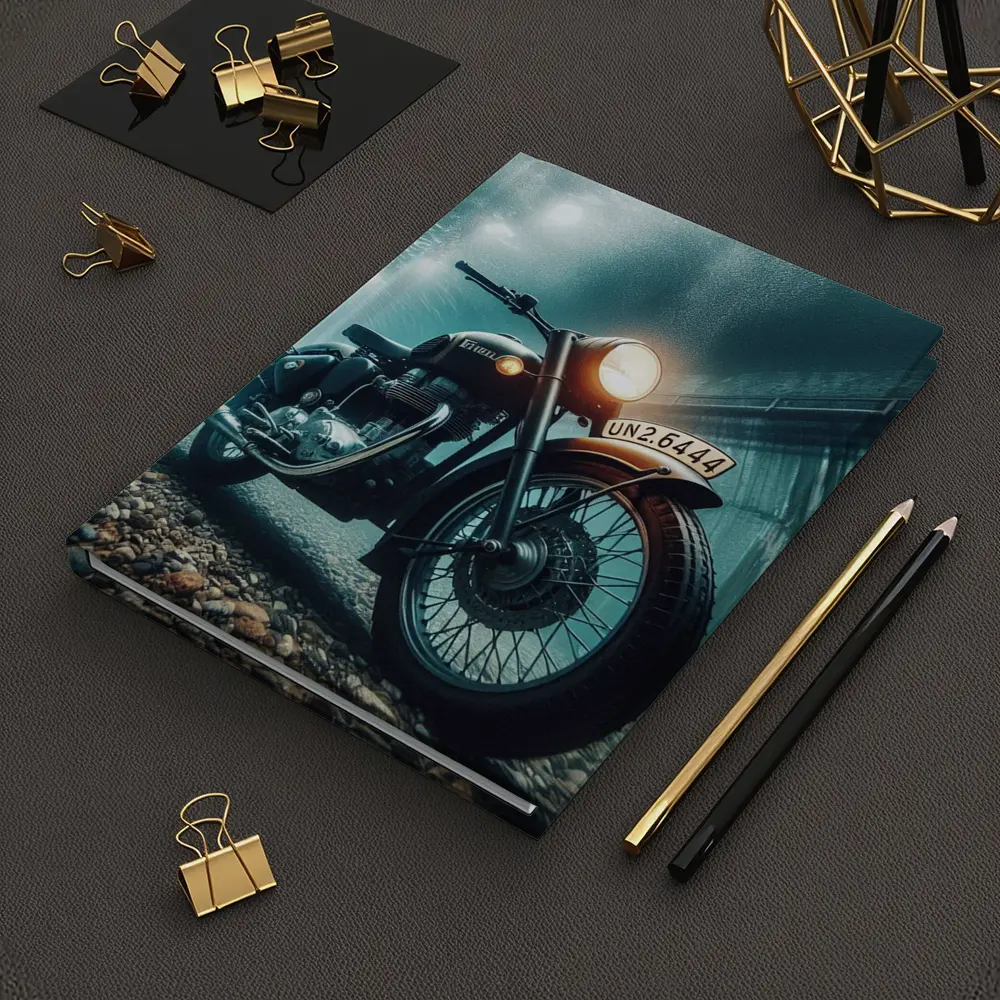 Royal Enfield Classic Underwater Moody Scene – Notebooks