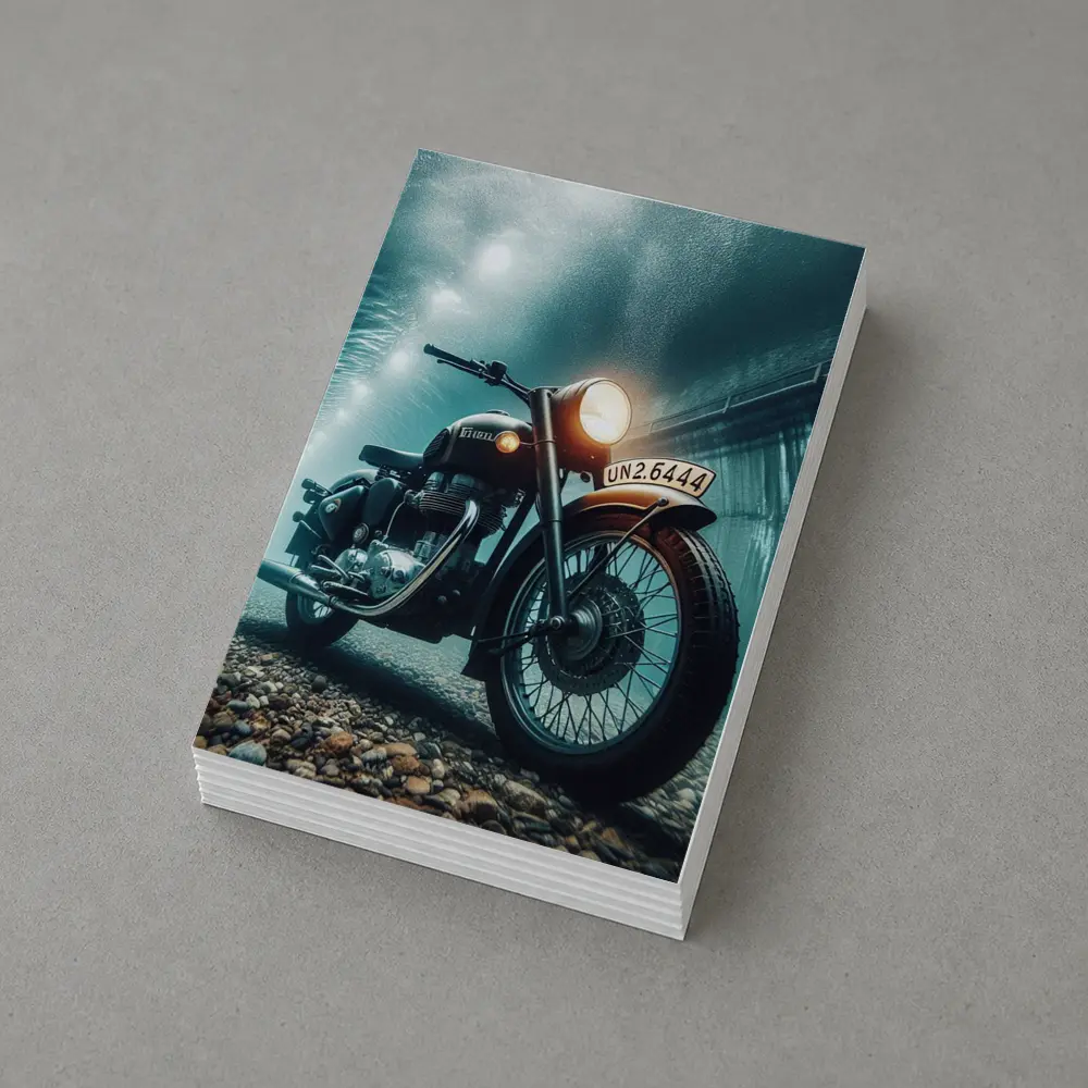 Royal Enfield Classic Underwater Moody Scene – Postcards