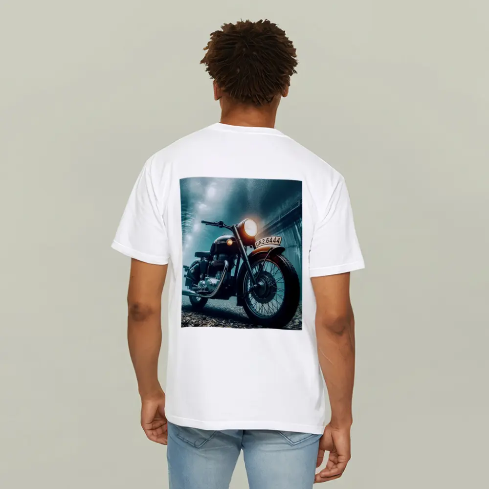 Royal Enfield Classic Underwater Moody Scene – T-Shirts