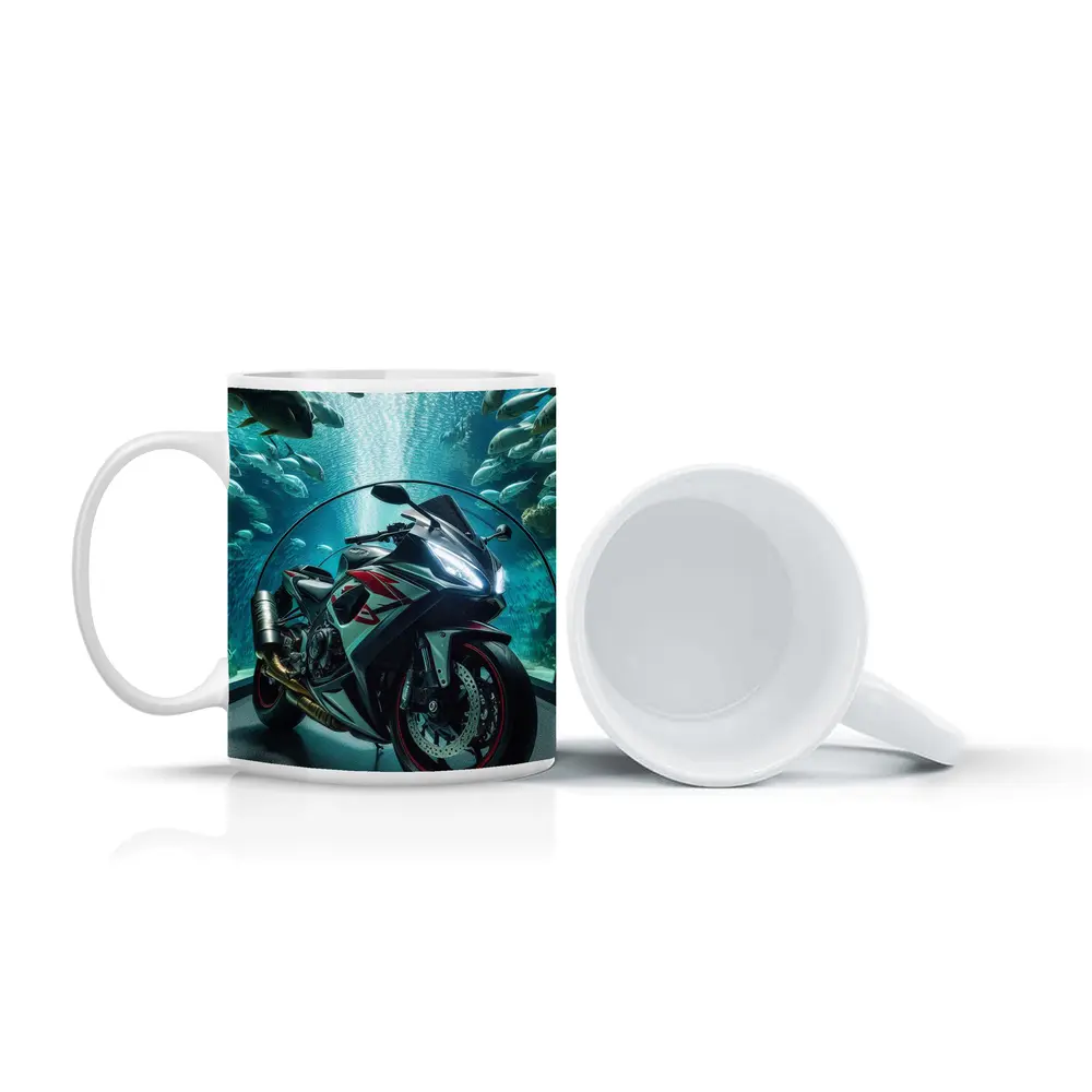 Sport Bike Superbike Inside Aquarium Fish Tank – Mugs