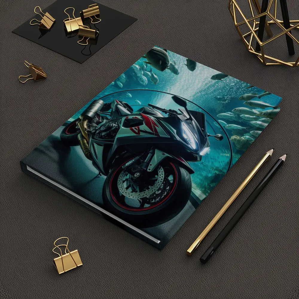 Sport Bike Superbike Inside Aquarium Fish Tank – Notebooks