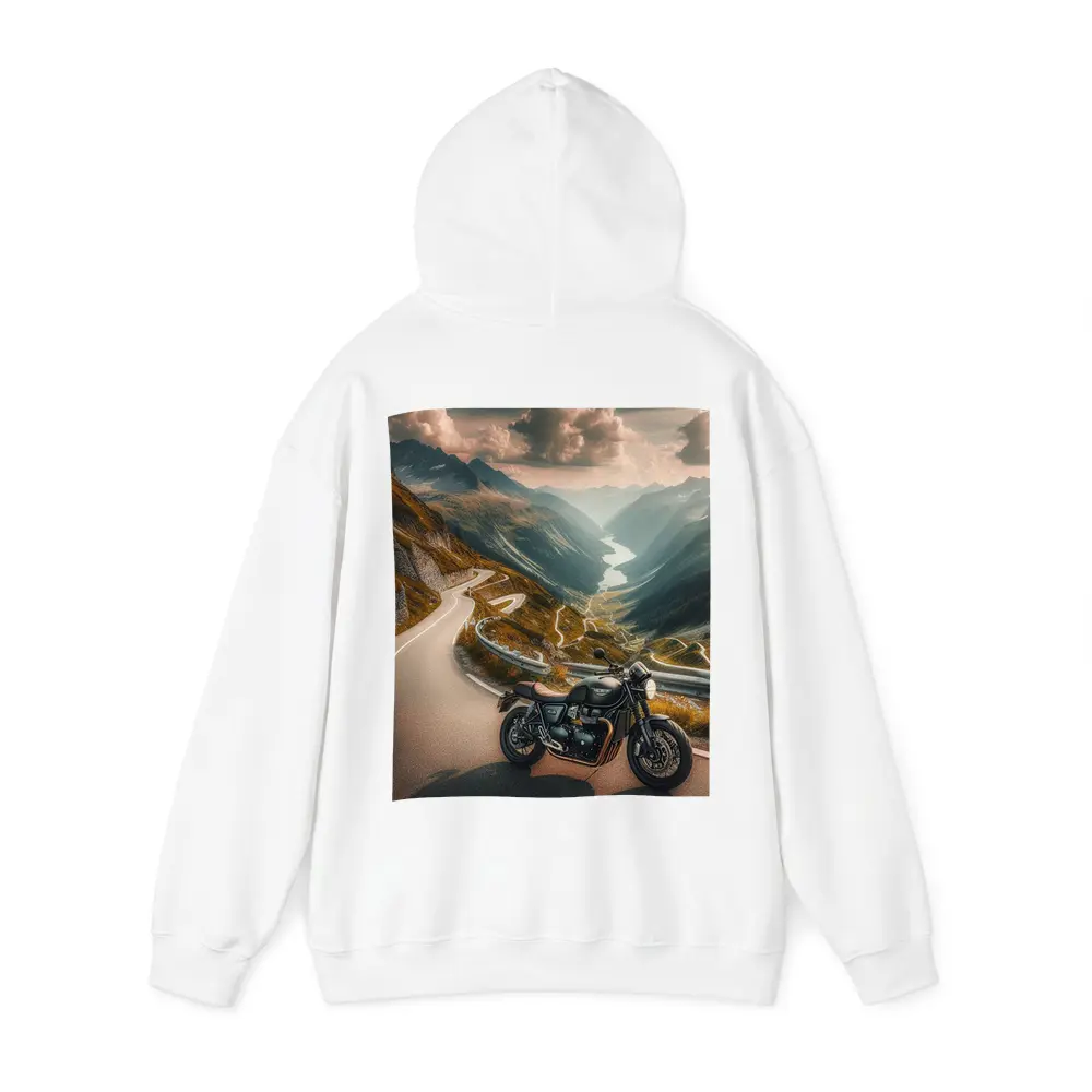 Triumph Cafe Racer Mountain Road Winding Valley – Hoodies